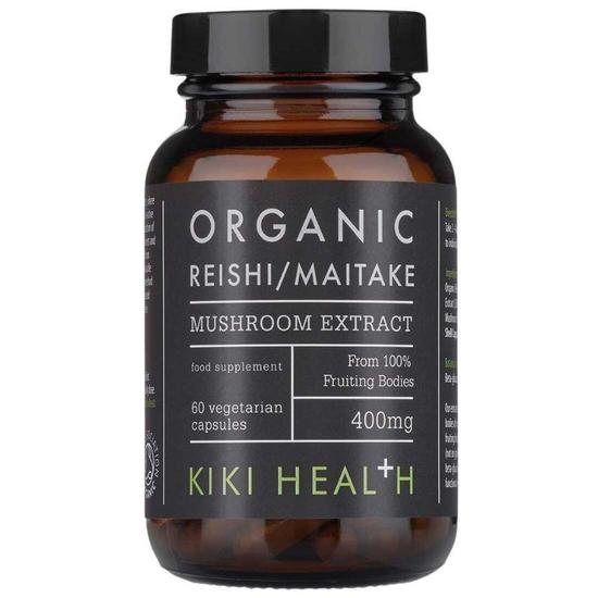 KIKI Health Mushroom Extract Maitake & Reishi Blend Capsules 60 Capsules