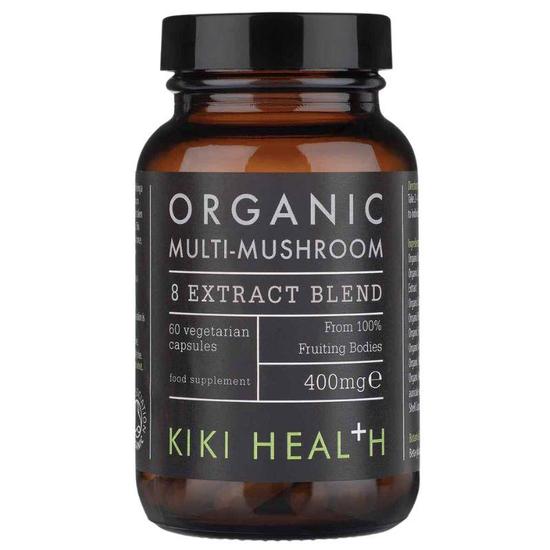 KIKI Health Organic 8 Mushroom Extract Vegicaps 60 Vegicaps