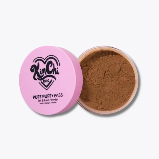 KimChi Chic Puff Puff Pass Set & Bake Powder Almond
