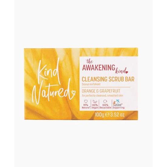 Kind Natured The Awakening Kind Orange Grapefruit Cleansing Scrub Bar 100g