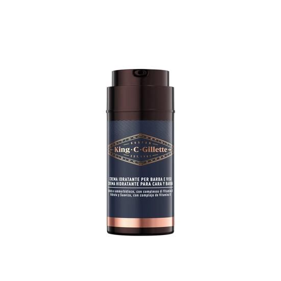 King C Gillette Face & Stubble Moisturiser 100ml