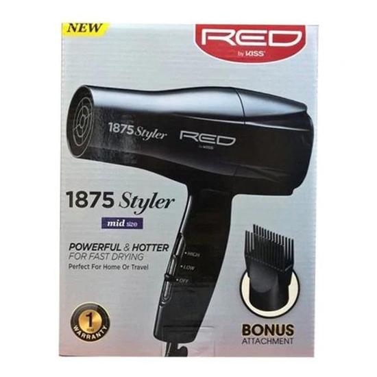 Kiss 1875 Hair Dryer Mid Size / Black