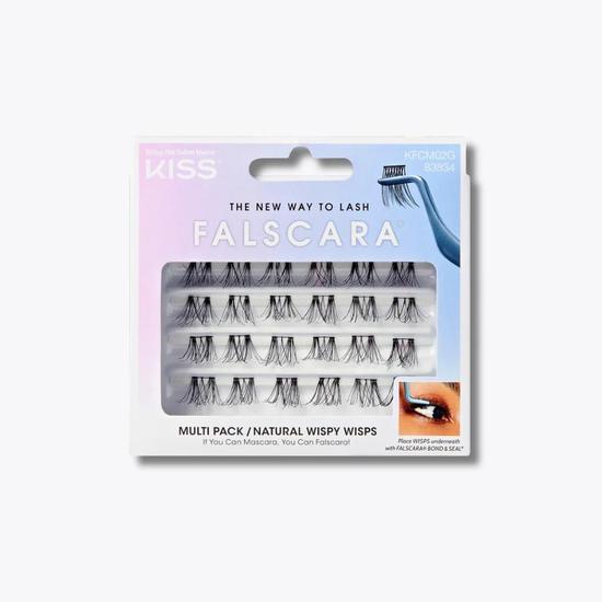 Kiss Falscara WISPS Eyelash Clusters Multi Natural
