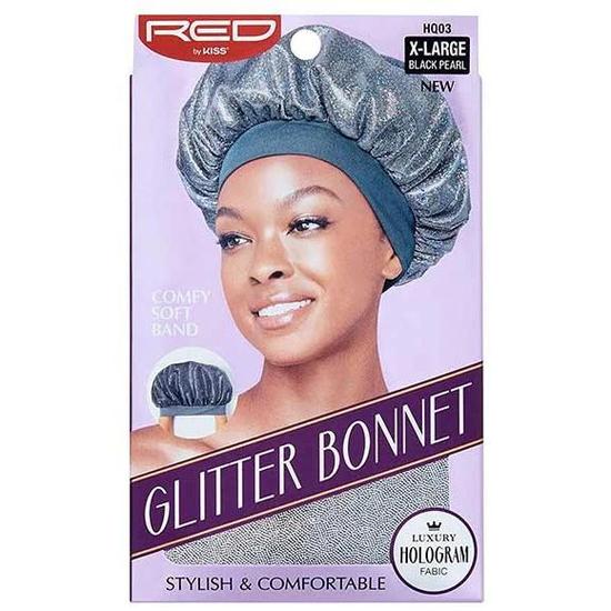 Kiss Glitter Bonnet HQ03 Black Pearl