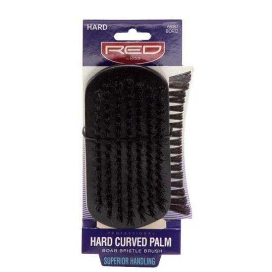 Kiss Hard Curved Palm Boar Bristle Brush