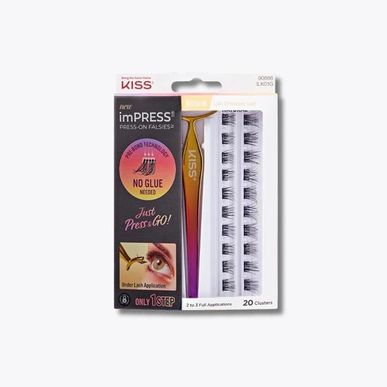 Kiss imPRESS Press On Falsies Kit Natural