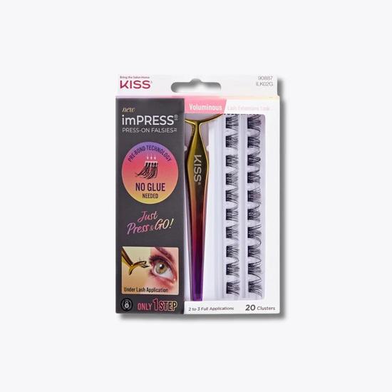 Kiss imPRESS Press On Underlash Falsies Kit Voluminous (12-14mm)