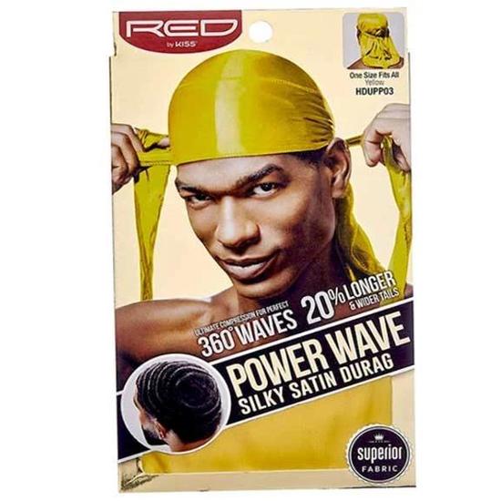 Kiss Power Wave Silky Satin Durag HDUPP08 Gold