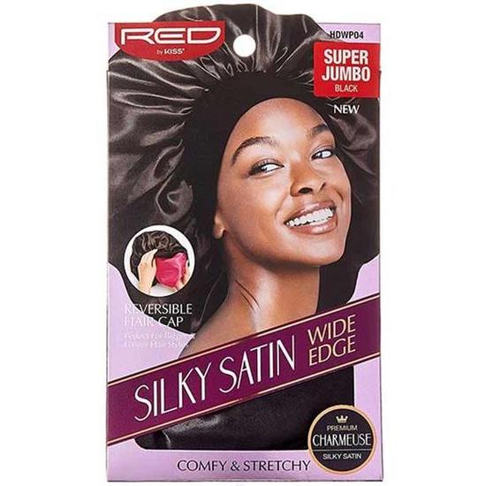 Kiss Silky Satin Wide Edge HDWP04 Black