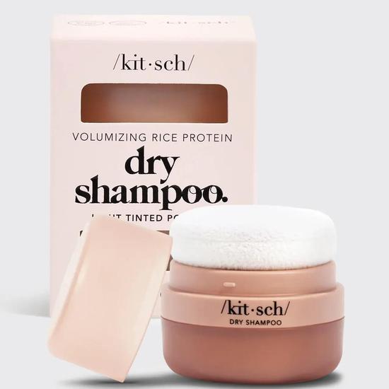 Kitsch Light Volumising Rice Protein Dry Shampoo With Puff