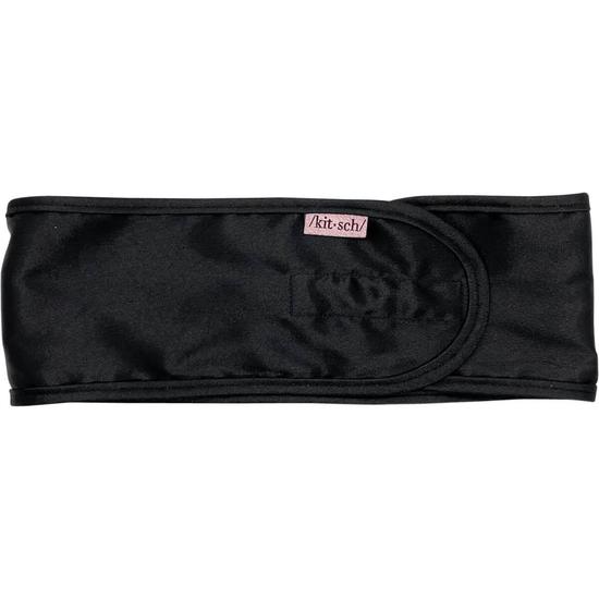 Kitsch Satin Sleep Headband Black