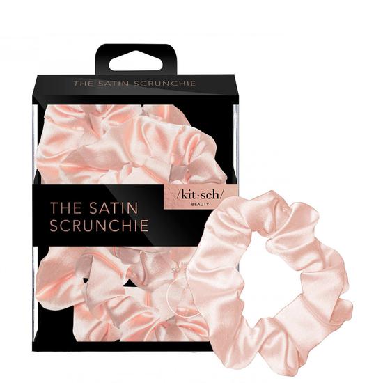 Kitsch Satin Sleep Scrunchies Blush