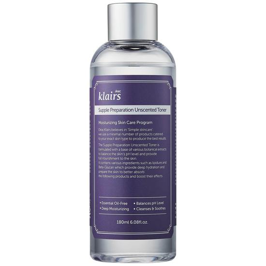 Klairs Supple Preparation Unscented Toner 180ml