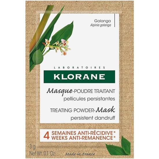 Klorane Anti-Dandruff Galangal Powder Mask Sachets 8 x 3g