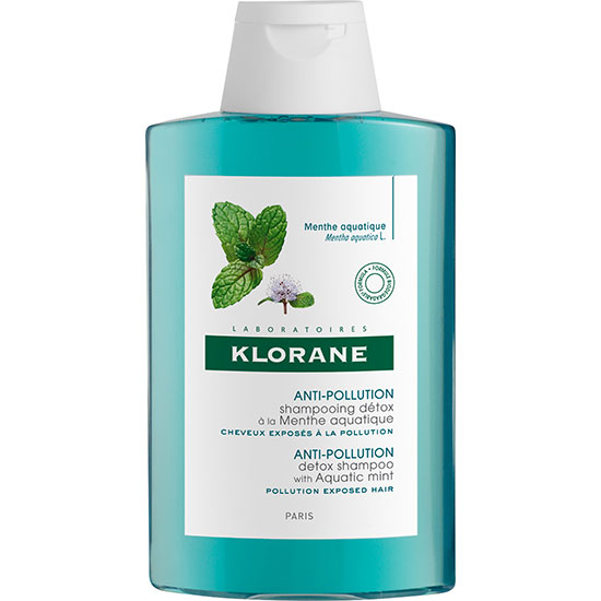 Klorane Anti-Pollution Detox Shampoo With Aquatic Mint 200ml