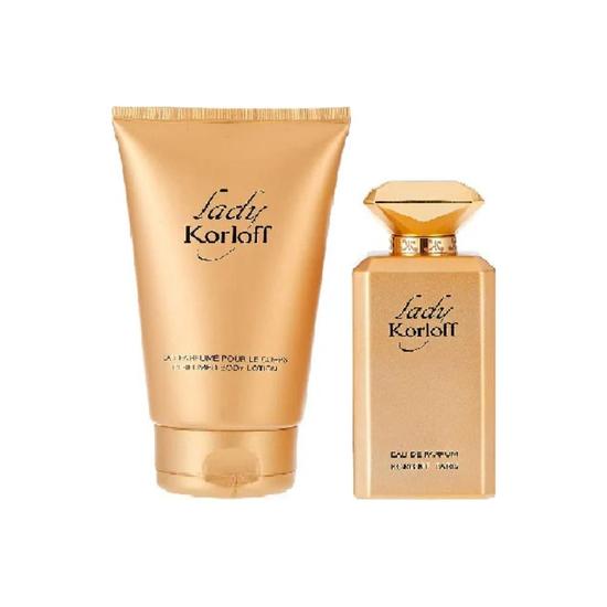 Korloff Lady Korloff Eau De Parfum 88ml EDP + 150ml Body Lotion