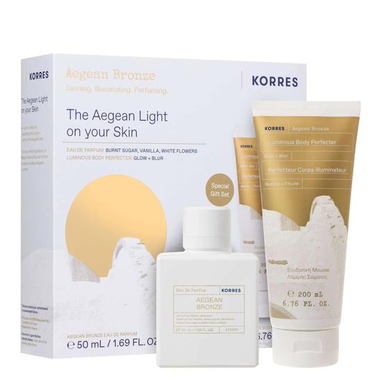 Korres Aegean Bronze Eau De Parfum + Body Perfector Set