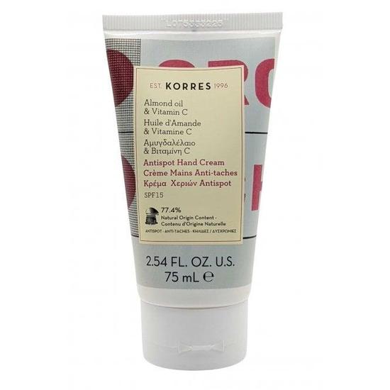 Korres Anti Spot Hand Cream Almond Oil & Vitamin C 75ml
