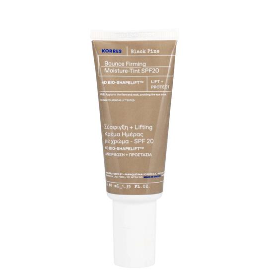 Korres Face Care Black Pine 4d BioShapeLift Bounce Firming Tinted Moisturiser SPF 20