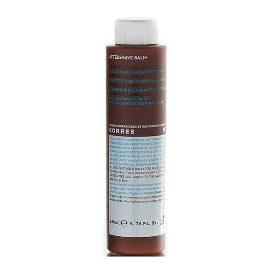 Korres Marigold & Ginseng Light Textured Aftershave Balm 200ml
