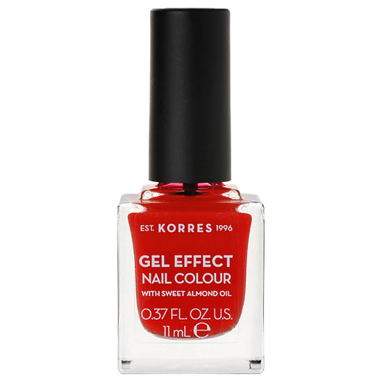Korres Natural Gel Effect Nail Colour Coral Red