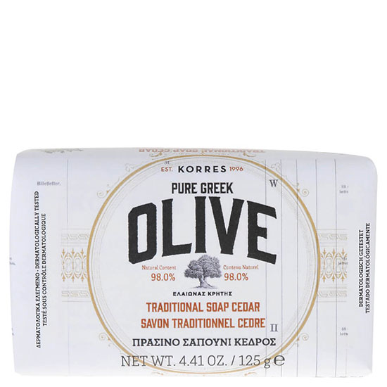 Korres Natural Pure Greek Olive & Cedar Soap