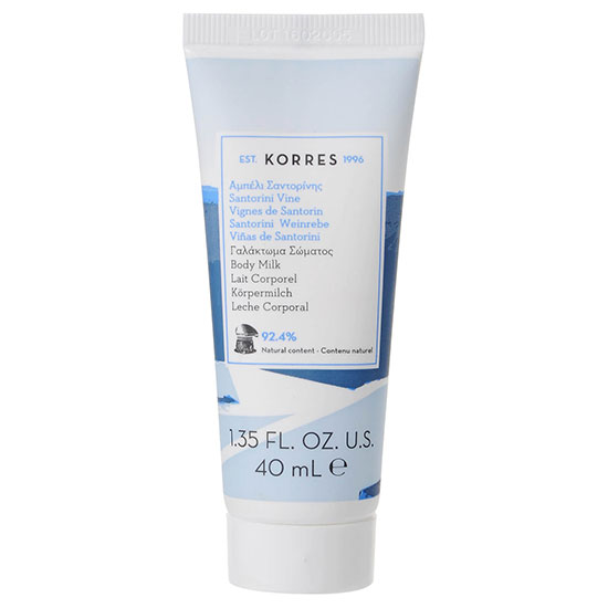 Korres Natural Santorini Vine Body Milk Travel Size