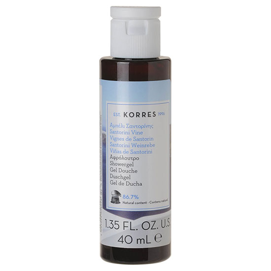 Korres Natural Santorini Vine Shower Gel Travel Size