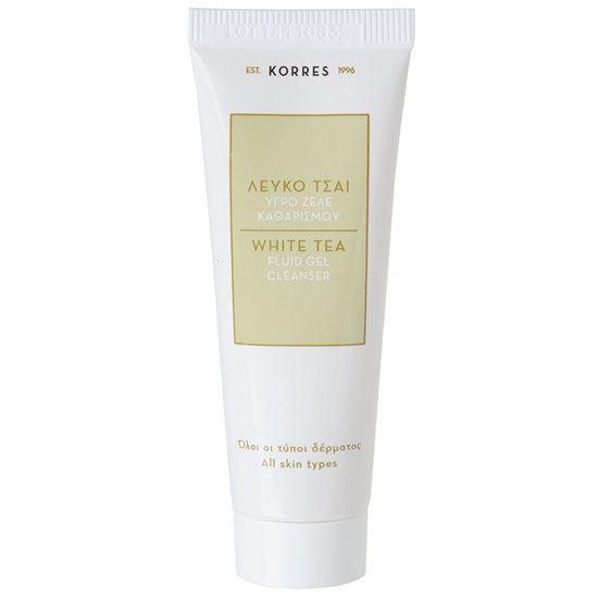 Korres Natural White Tea Facial Fluid Gel Cleanser Travel Size