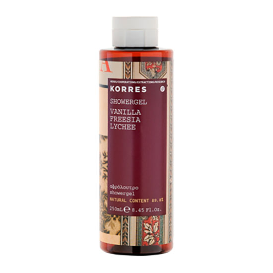 Korres Vanilla Freesia & Lychee Shower Gel 250ml