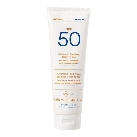 Korres Yoghurt Emulsion Body + Face SPF 50 250ml