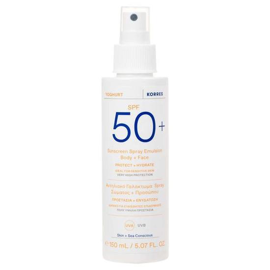 Korres Yoghurt Sunscreen Spray Emulsion Body + Face SPF 50+