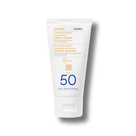 Korres Yoghurt Tinted Facial Sun Cream SPF 50
