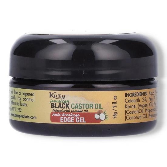 Kuza Jamaican Black Castor Oil Anti-breakage Edge Gel 2oz