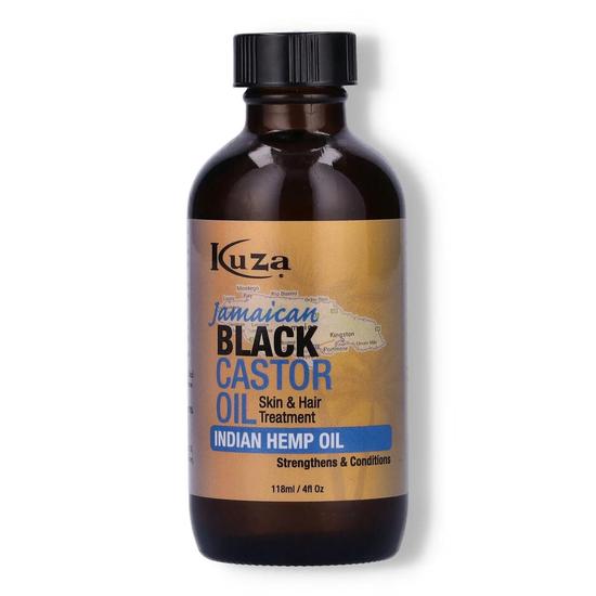 Kuza Jamaican Black Castor Oil With Indian Hemp 4oz