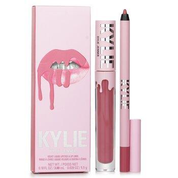 Kylie Skin Velvet Lip Kit 2pcs