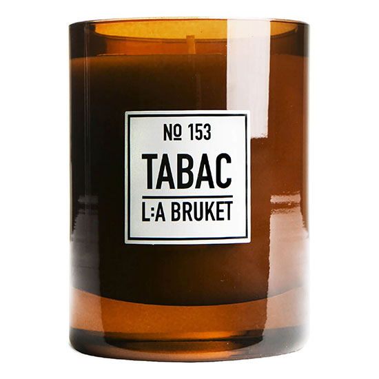 L:A BRUKET Large Tabac Scented Candle