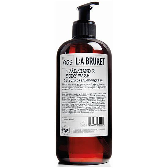 L:A BRUKET No. 069 Hand & Body Wash Lemongrass 450ml