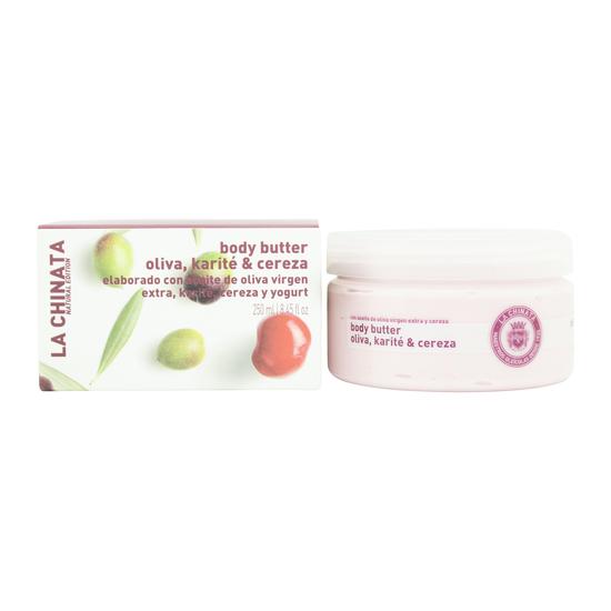 La Chinata Olive Shea & Cherry Body Butter 250ml