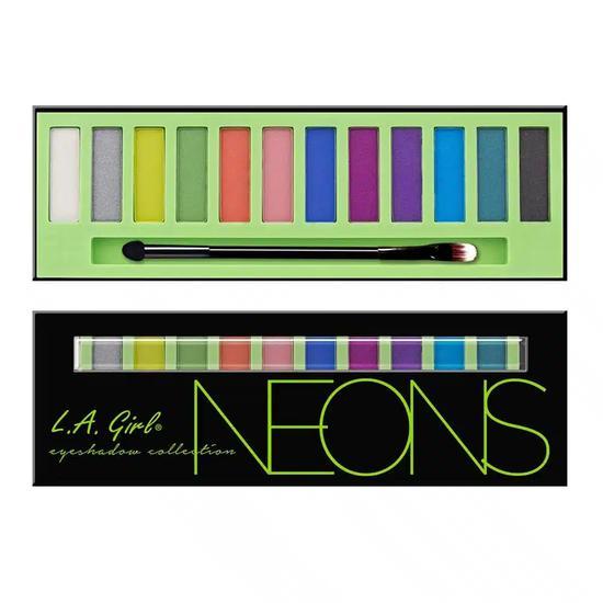 L.A. Girl Beauty Brick Eyeshadow Palette Neons