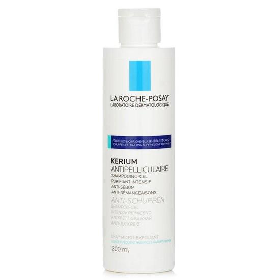 La Roche-Posay Kerium Anti-Dandruff Micro-Exfoliating LHA Gel Shampoo For Oily Scalp 200ml