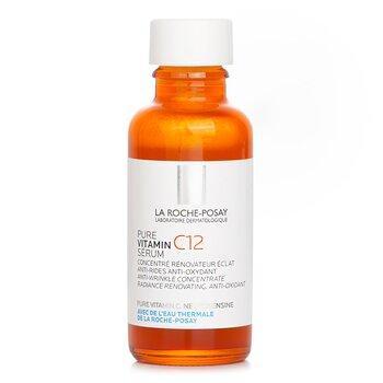 La Roche-Posay Pure Vitamin C12 Serum Anti Wrinkle Concentrate, Radiance Renovating, Anti-oxidant