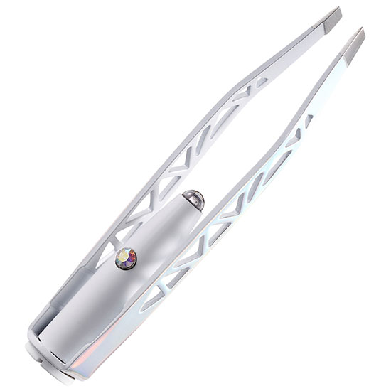 La-tweez Tweezers Illuminating White Mystic Dreams Unicorn Glimmer