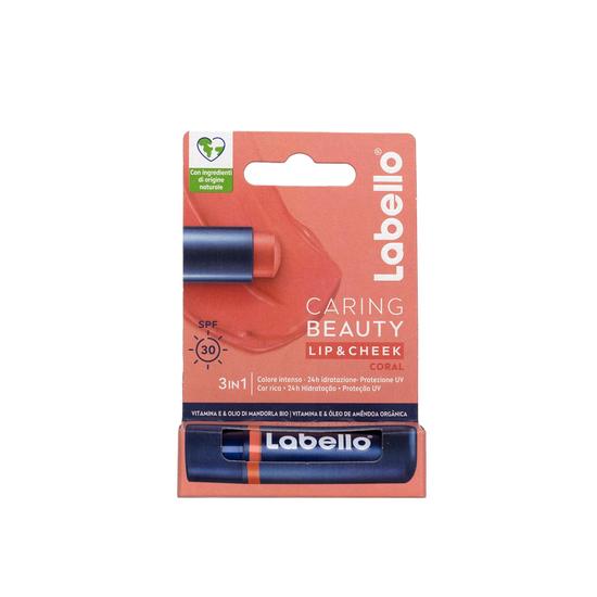 Labello Caring Beauty Lip & Cheek SPF 30 Coral 4.8g
