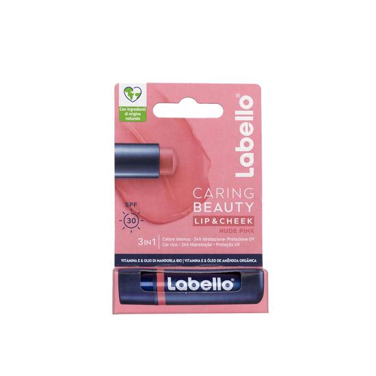 Labello Caring Beauty Lip & Cheek SPF 30 Nude Pink 4.8g