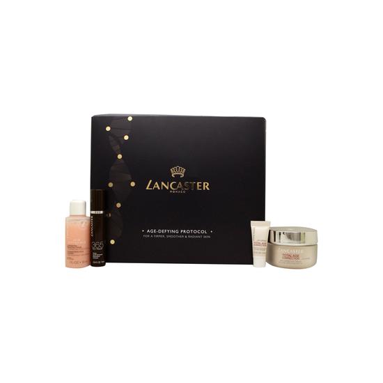 Lancaster Total Age Correction Gift Set 100ml Express Cleanser + 50ml Anti-Ageing Day Cream SPF 15 + 10ml 365 Skin Repair Serum