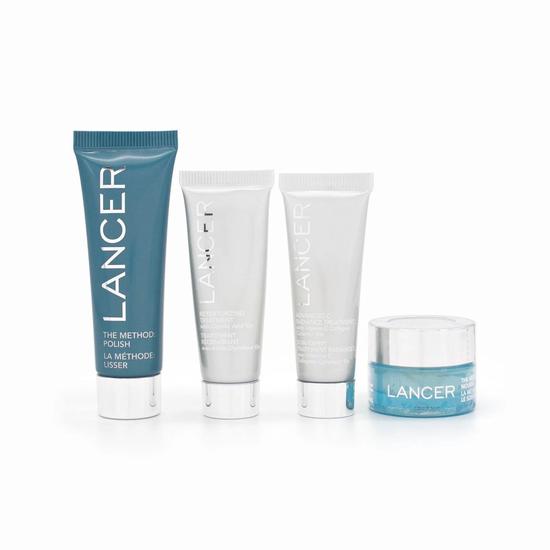 Lancer Skincare Skin Reset The Method 4-Piece Skin Care Gift Set Imperfect Box