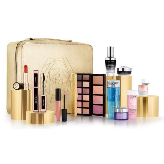 Lancôme Beauty Box Gift Set 10 products including 4 full-size icons