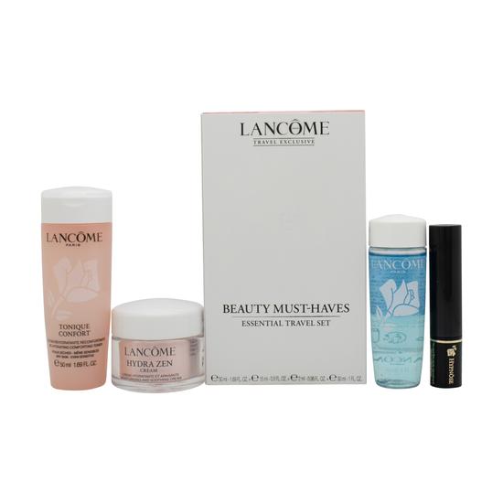 Lancôme Beauty Must-Haves Gift Set 50ml Tonique Confort + 30ml Bi-Facil Eye Make-up Remover + 15ml Hydra Zen Cream SPF 15 + 2ml Hypnose Mascara Black