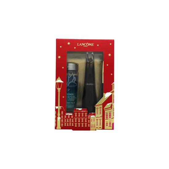 Lancôme Grandiose Gift Set 10g Grandiose Mascara Black + 0.7g Mini Crayon Khol Black + 30ml Bi Facil Makeup Remover Christmas Packaging